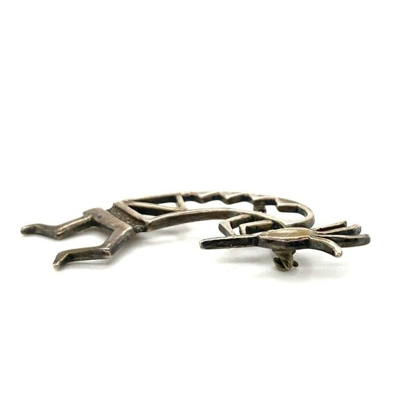 VTG Estate Sterling Silver Kokopelli Brooch Pin! 125 - Picture 6 of 8
